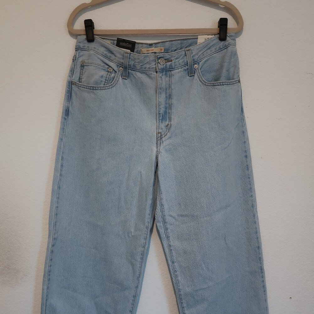 Levi's Baggy Dad Women's Jeans Size 30 Light Sugar - Light Wash - Picture 3 of 7